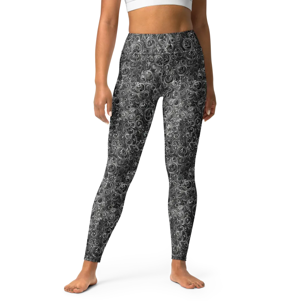 Blackwater Riddle on Yoga Leggings — Front