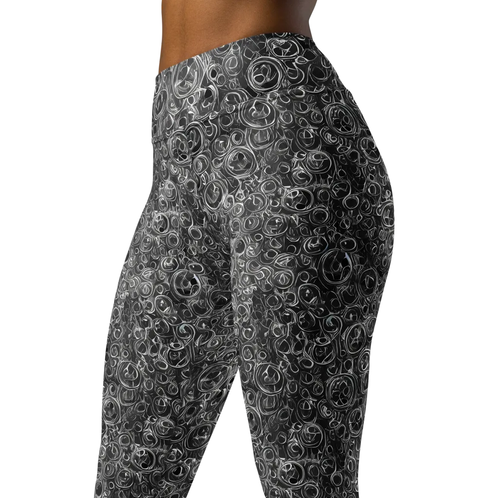 Blackwater Riddle on Yoga Leggings — Left Front