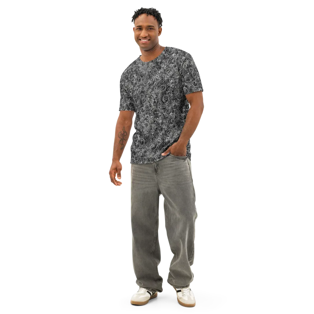 Blackwater Riddle on Men's Cotton Crew Neck T-Shirt — Front