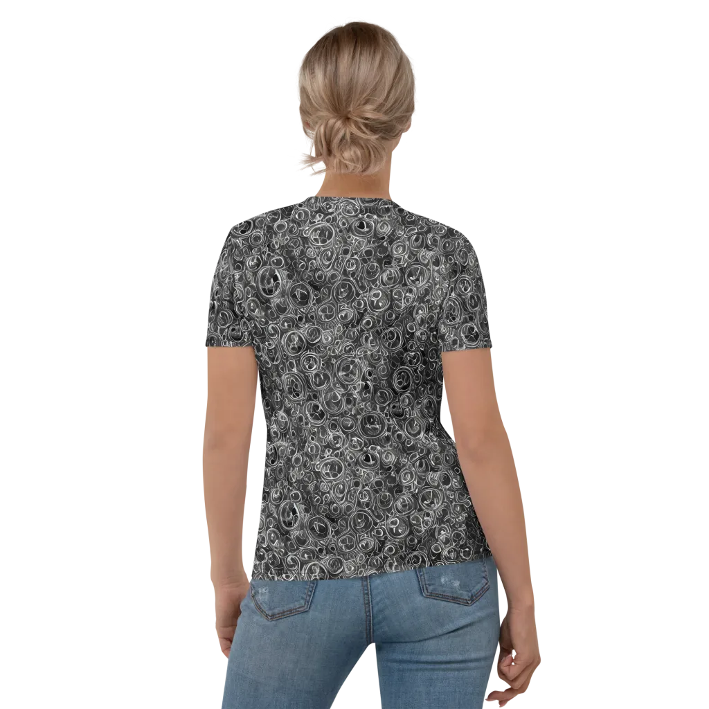 Blackwater Riddle on Women's Crew Neck T-Shirt — Back
