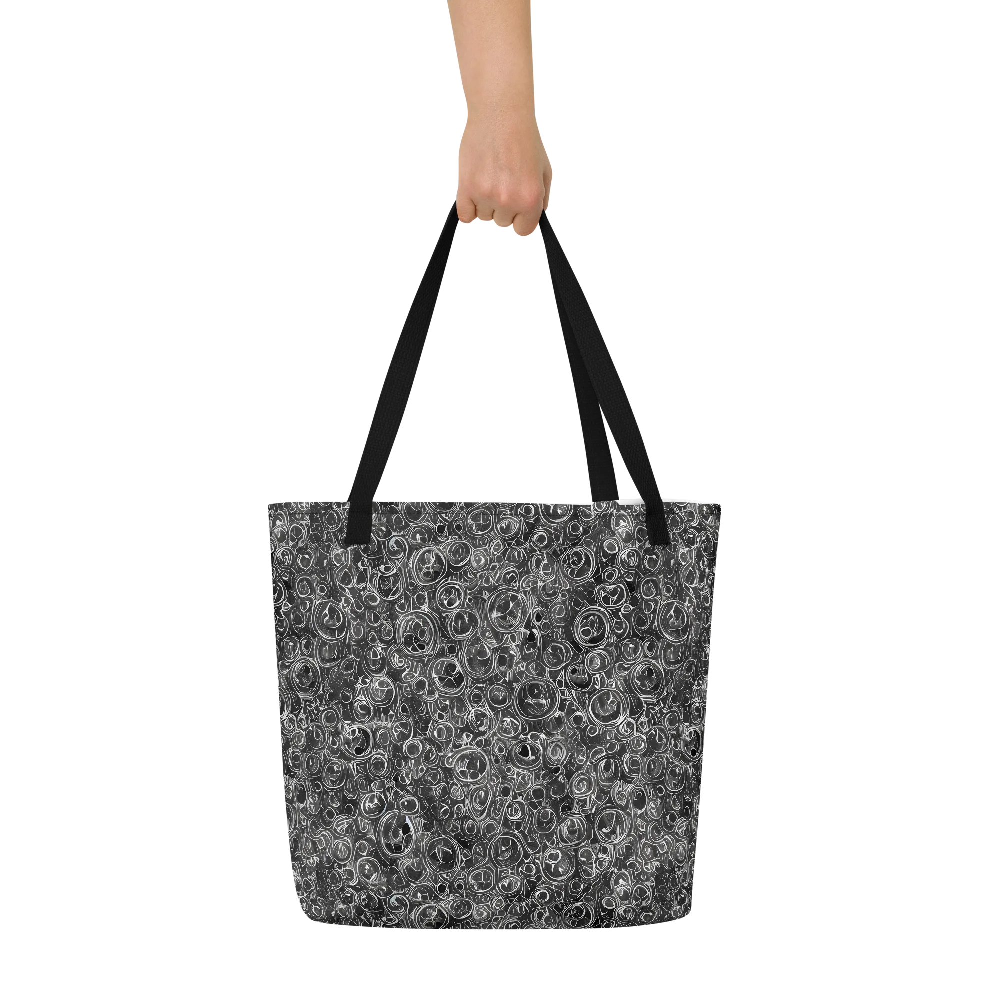 Blackwater Riddle on Large Tote Bag W/ Pocket — Front