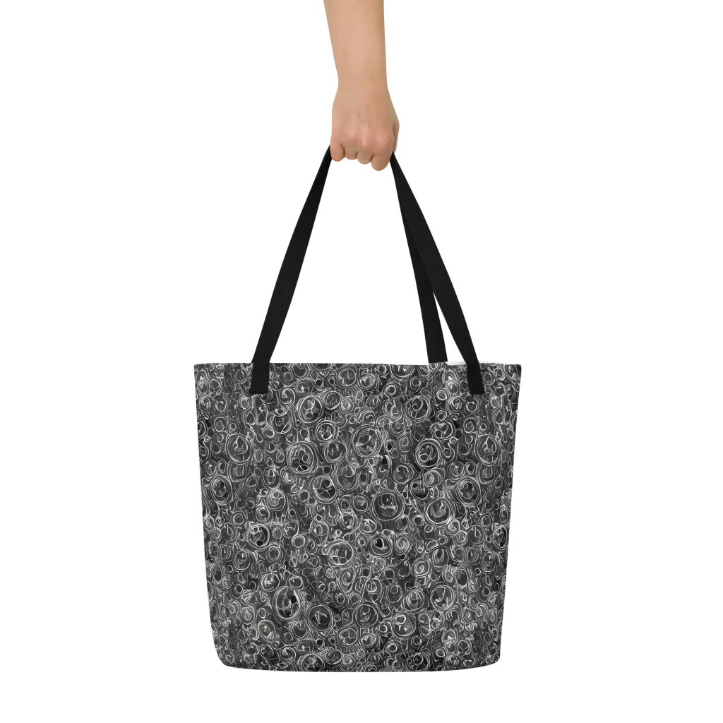Blackwater Riddle on Large Tote Bag W/ Pocket — Front