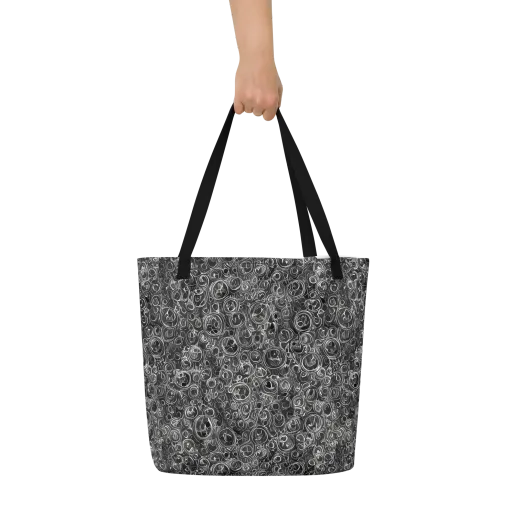 Blackwater Riddle on a Large Tote Bag W/ Pocket
