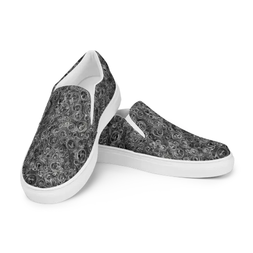 Blackwater Riddle on a Women's Slip-On Canvas Shoes