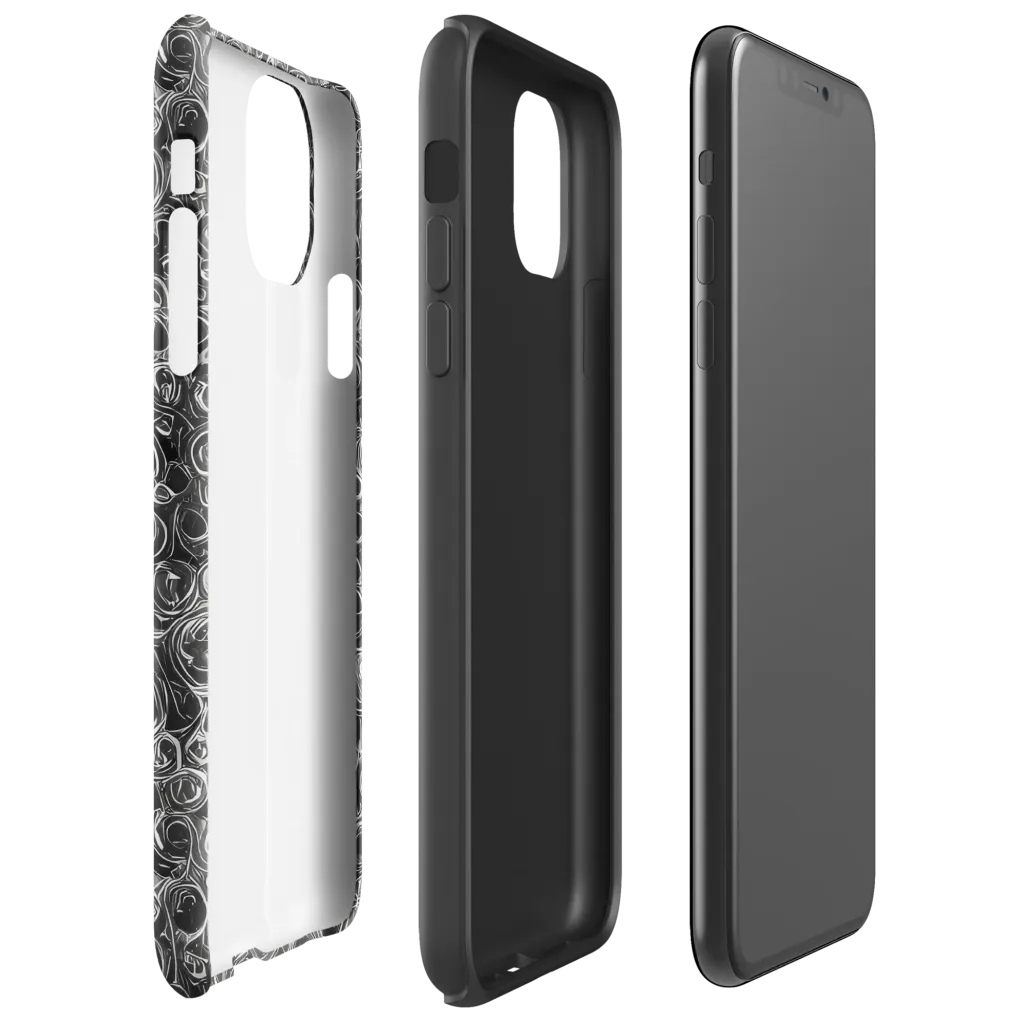 Blackwater Riddle on Tough Case for iPhone® — Right
