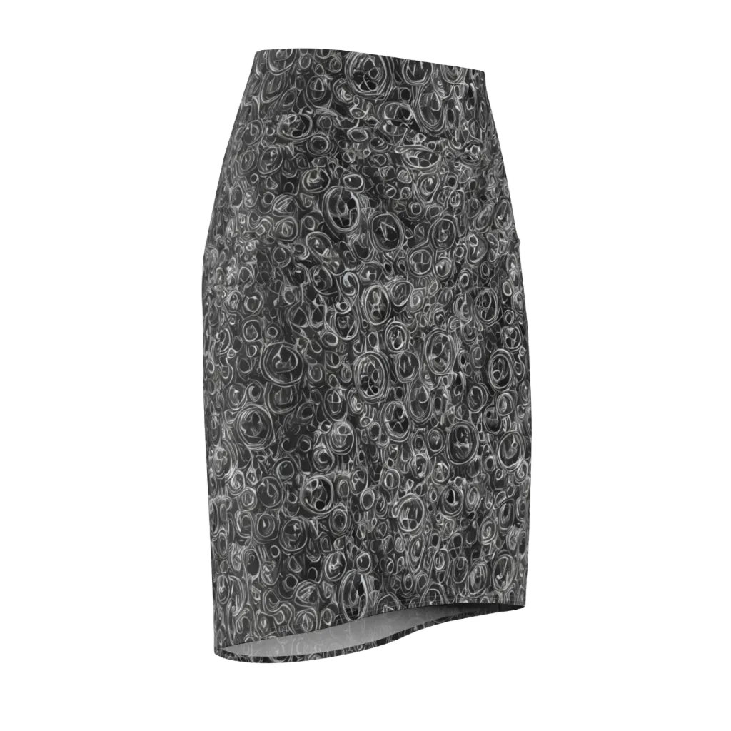 Blackwater Riddle on Pencil Skirt — Front Side
