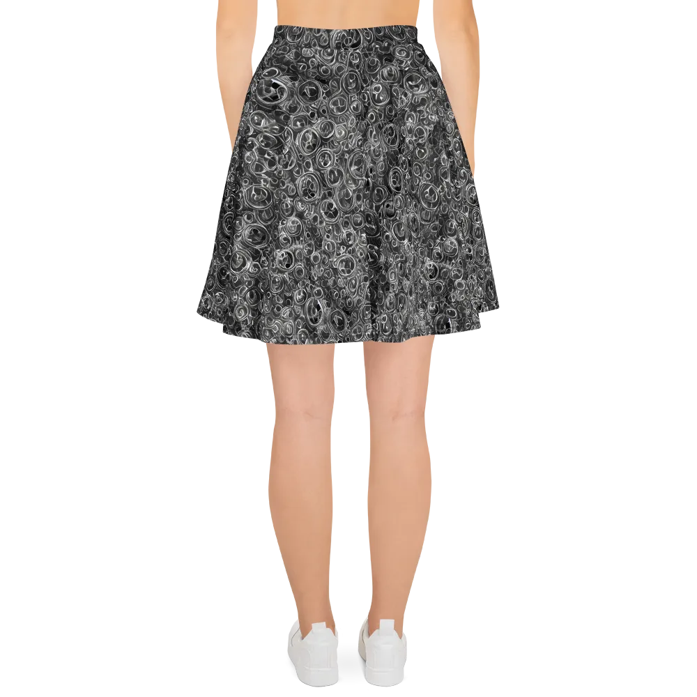 Blackwater Riddle on Skater Skirt — Back