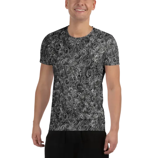 Blackwater Riddle on a Men's Athletic T-Shirt