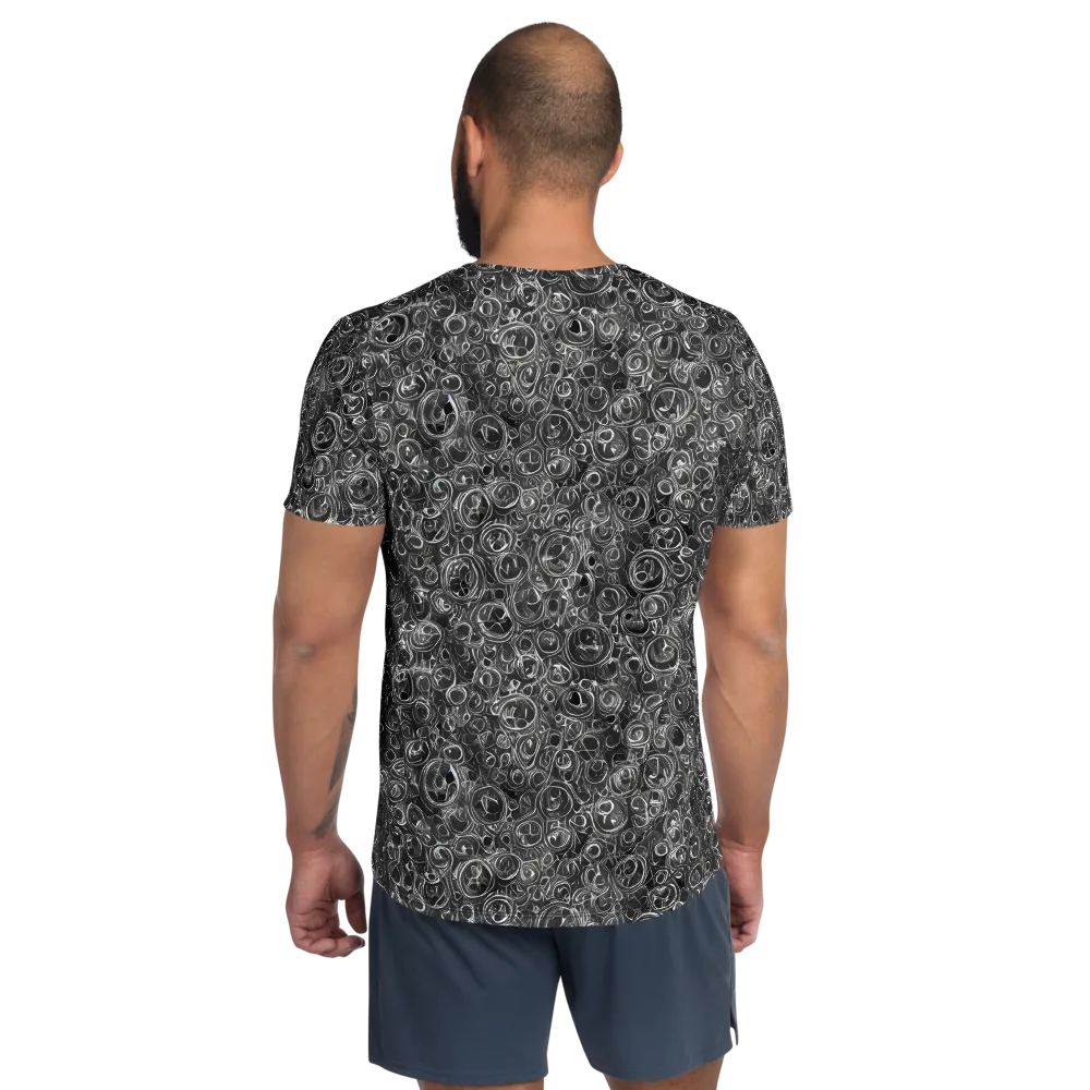 Blackwater Riddle on Men's Athletic T-Shirt — Back