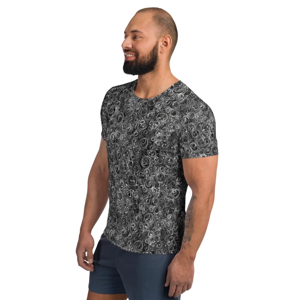 Blackwater Riddle on Men's Athletic T-Shirt — Left