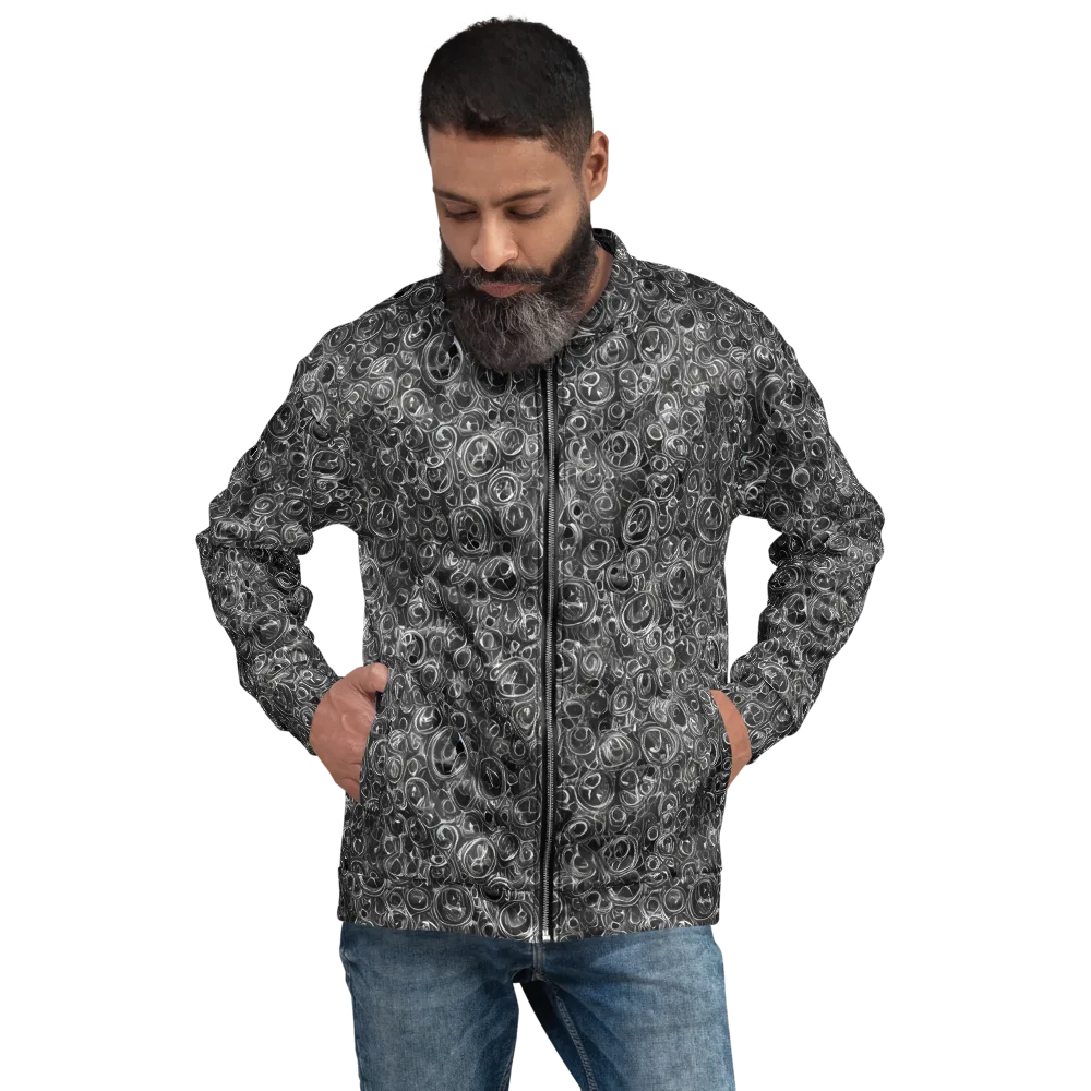 Blackwater Riddle on Bomber Jacket — Front