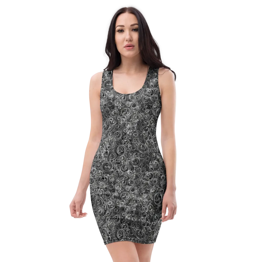 Blackwater Riddle on Bodycon Dress — Front