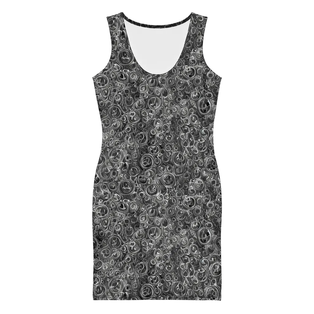 Blackwater Riddle on Bodycon Dress — Front