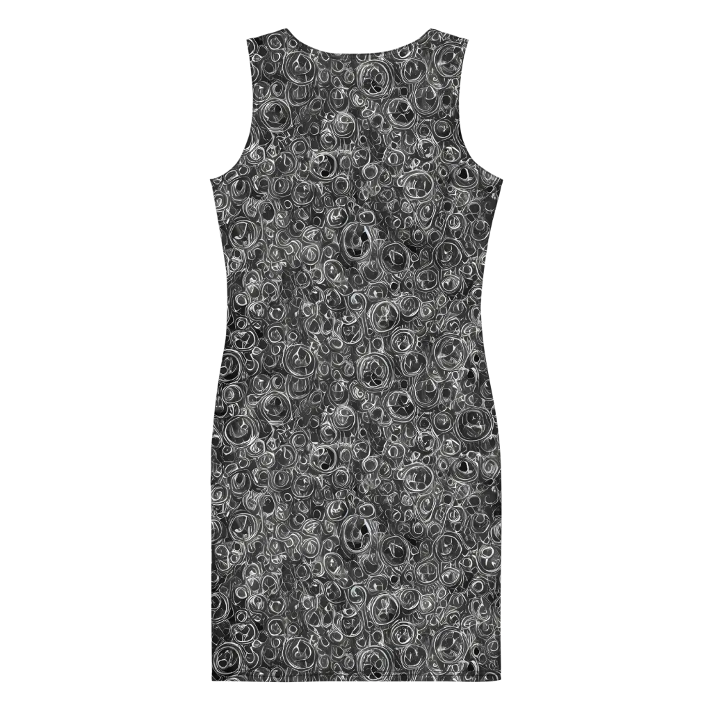 Blackwater Riddle on Bodycon Dress — Back