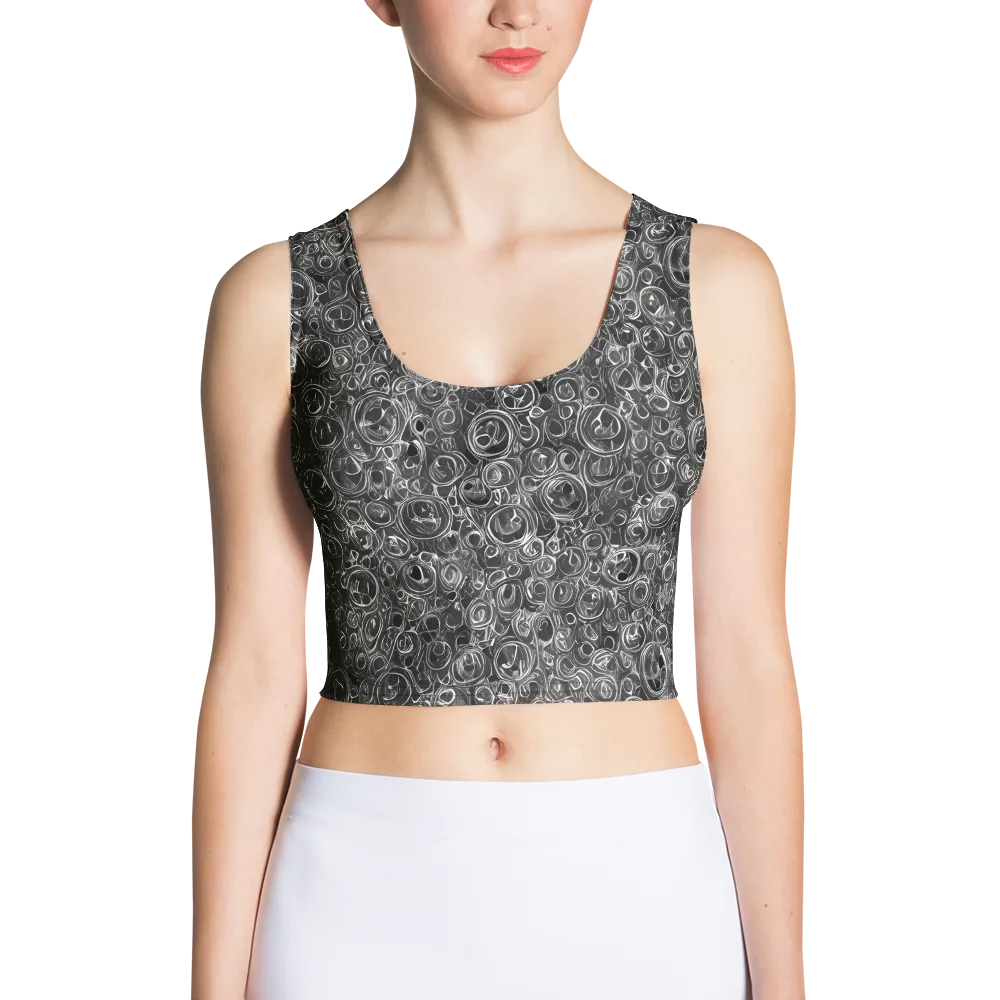 Blackwater Riddle on Crop Top — Front