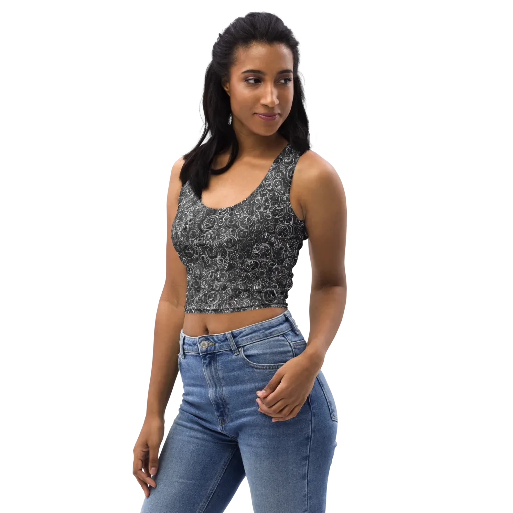 Blackwater Riddle on Crop Top — Left Front
