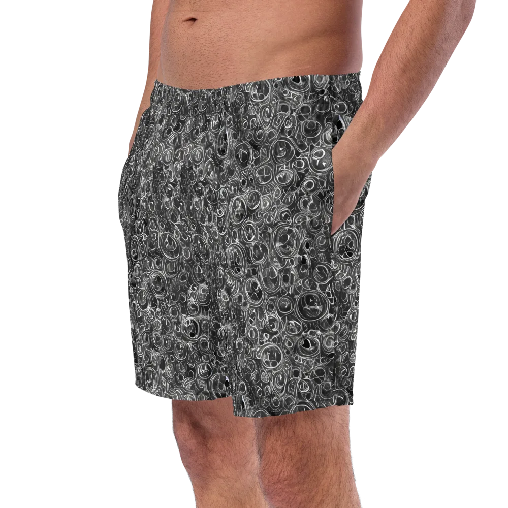 Blackwater Riddle on Swim Trunks — Left Front
