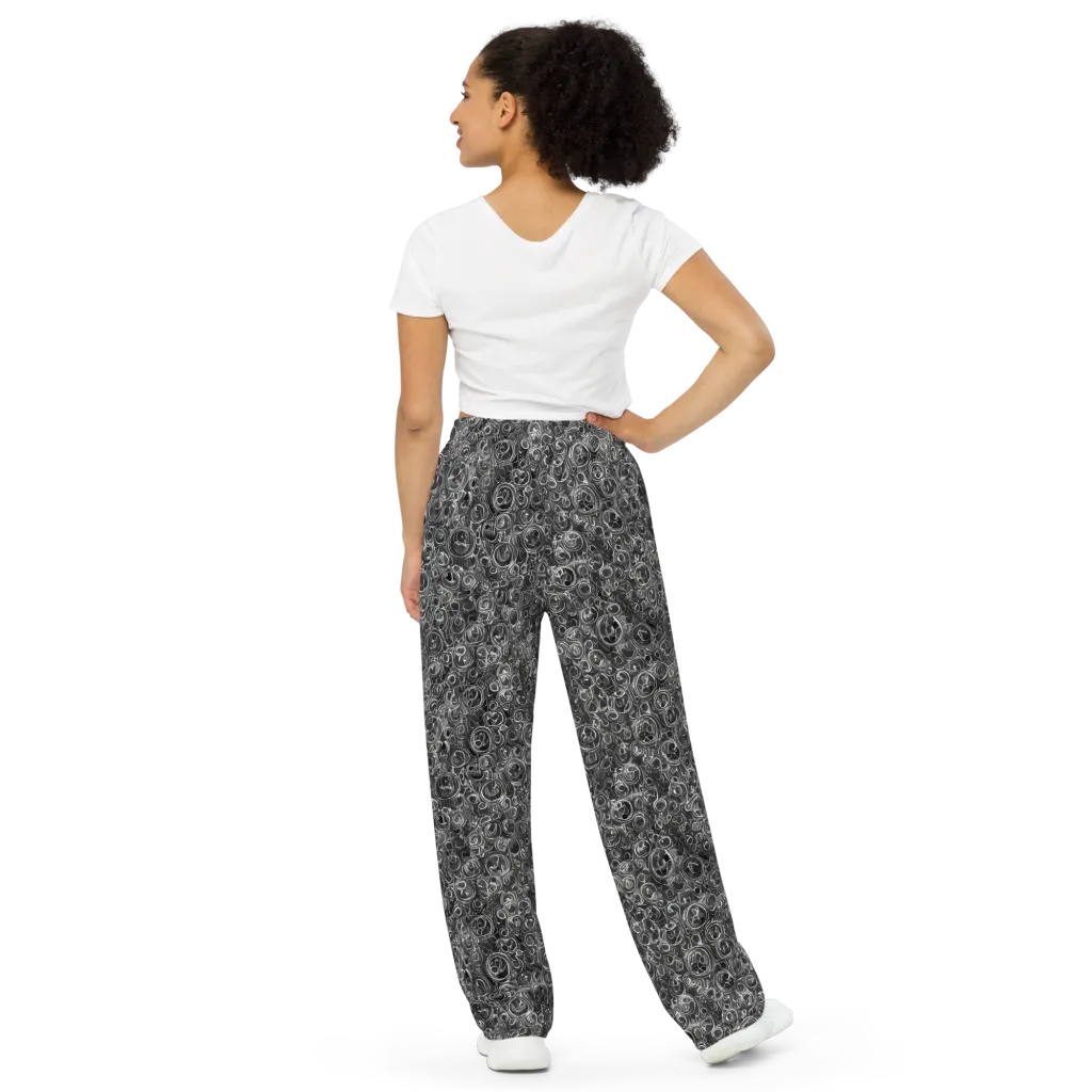 Blackwater Riddle on Wide-Leg Pants — Back