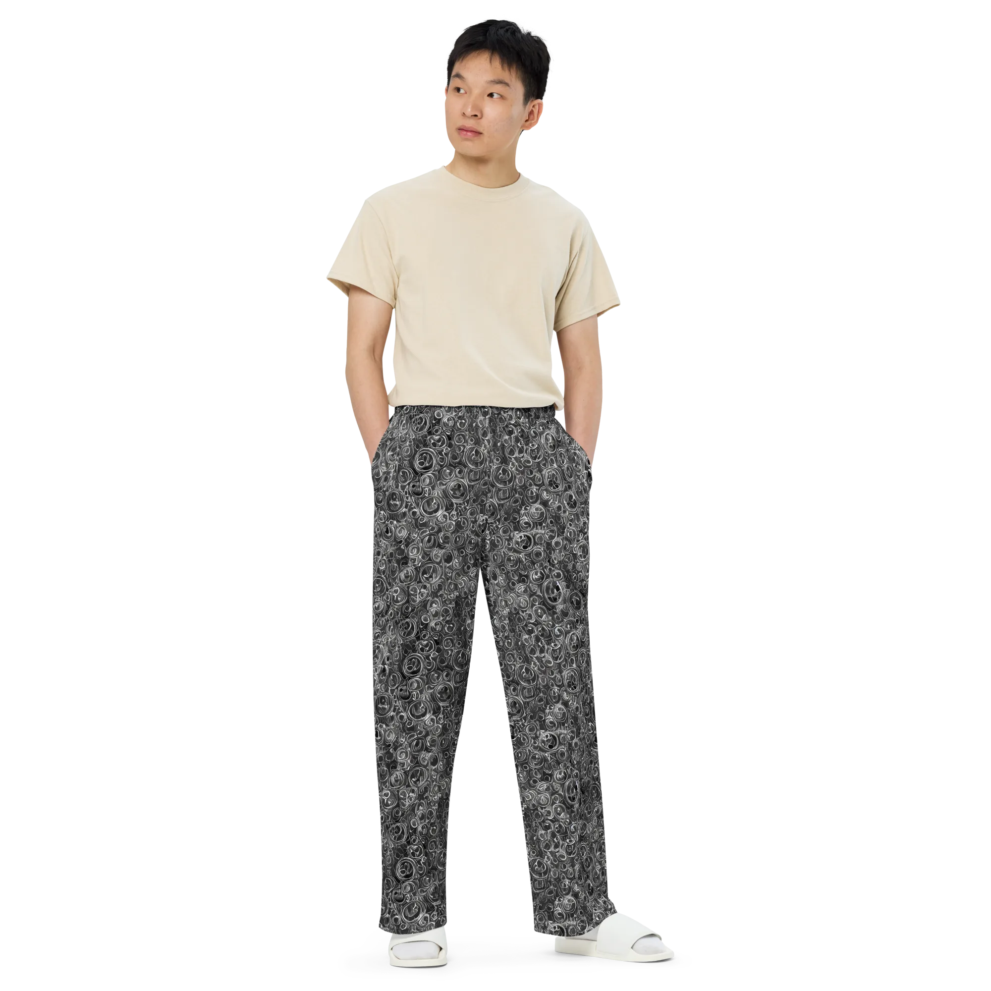 Blackwater Riddle on Wide-Leg Pants — Front