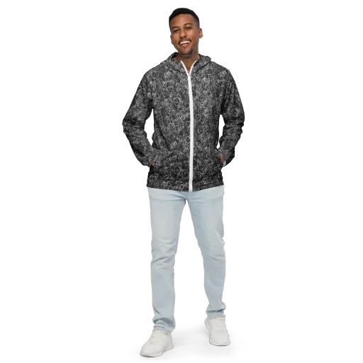 Blackwater Riddle on a Men's Windbreaker