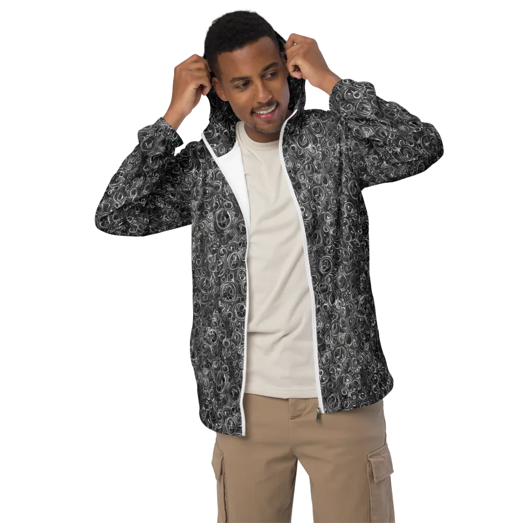 Blackwater Riddle on Men's Windbreaker — Front