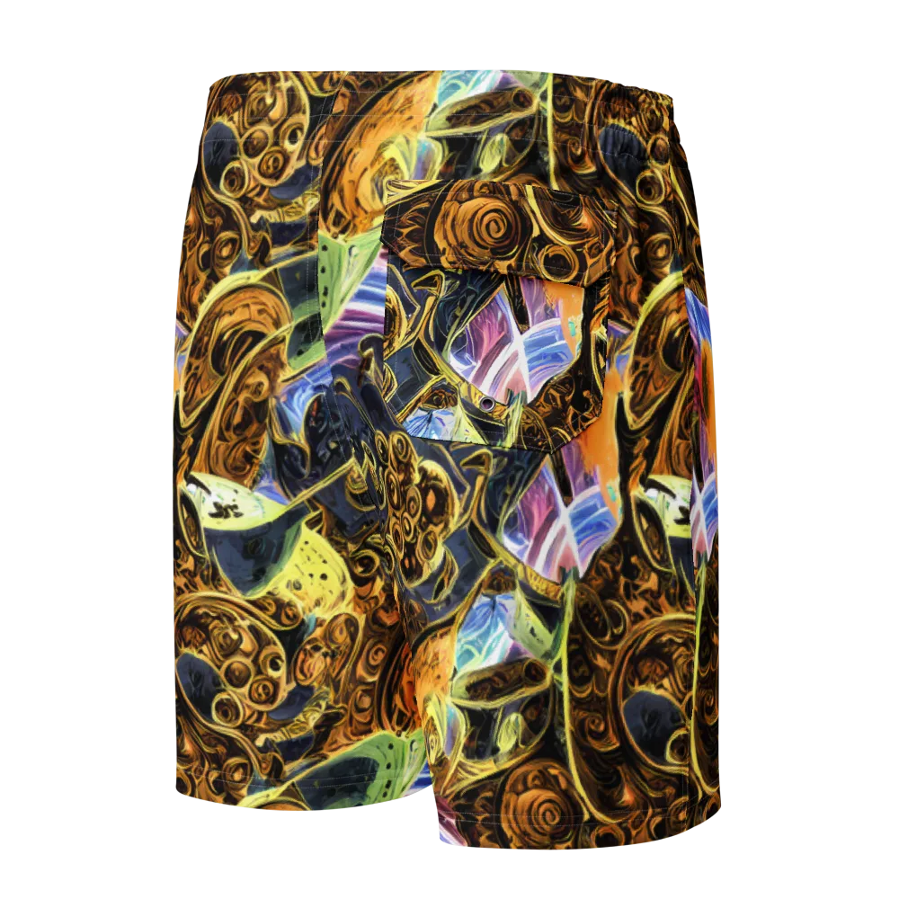 Aurum Rapture on Men's Board Shorts — Back