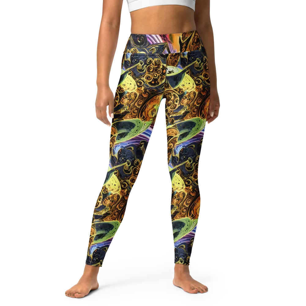 Aurum Rapture on Yoga Leggings — Front