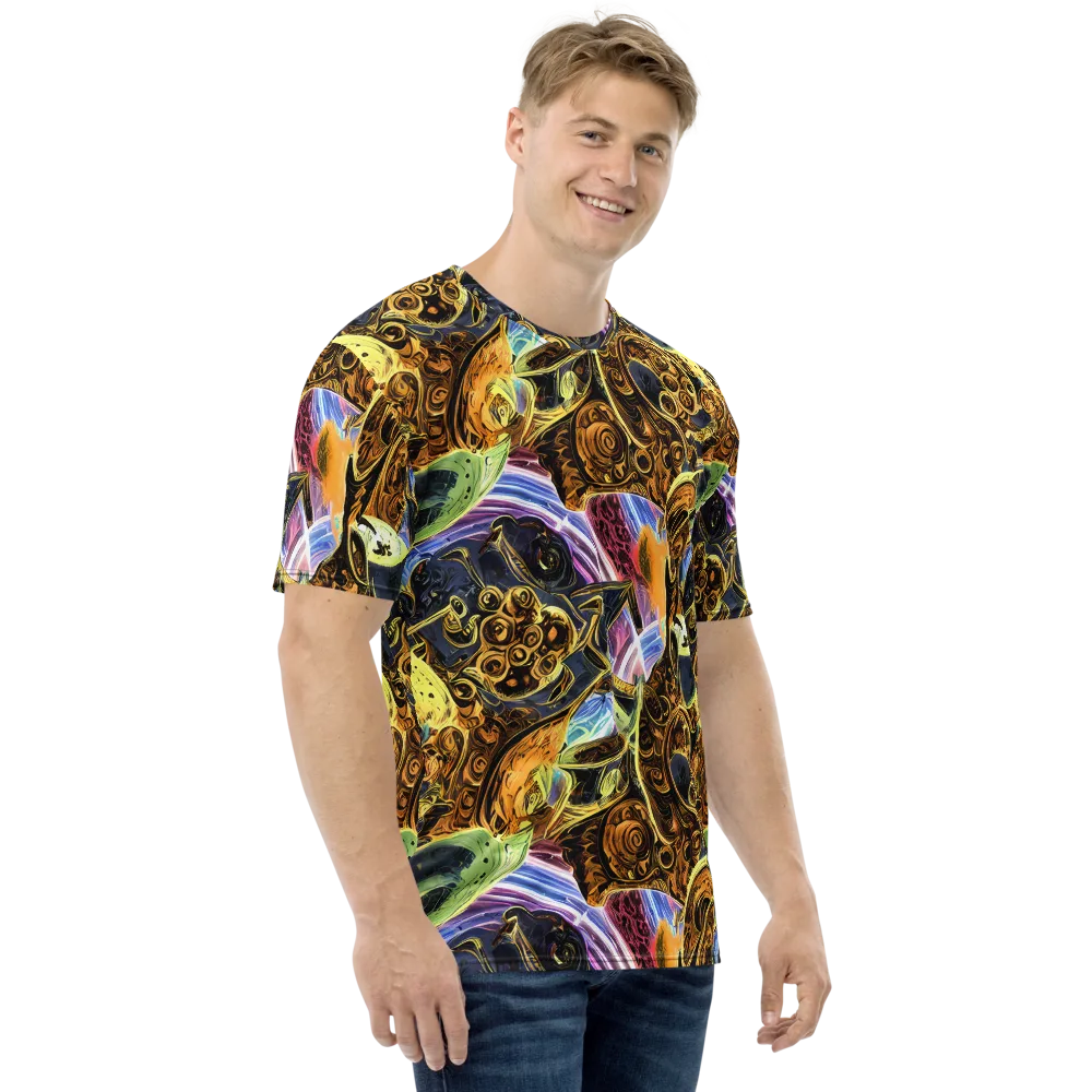 Aurum Rapture on Men's Crew Neck T-Shirt — Right