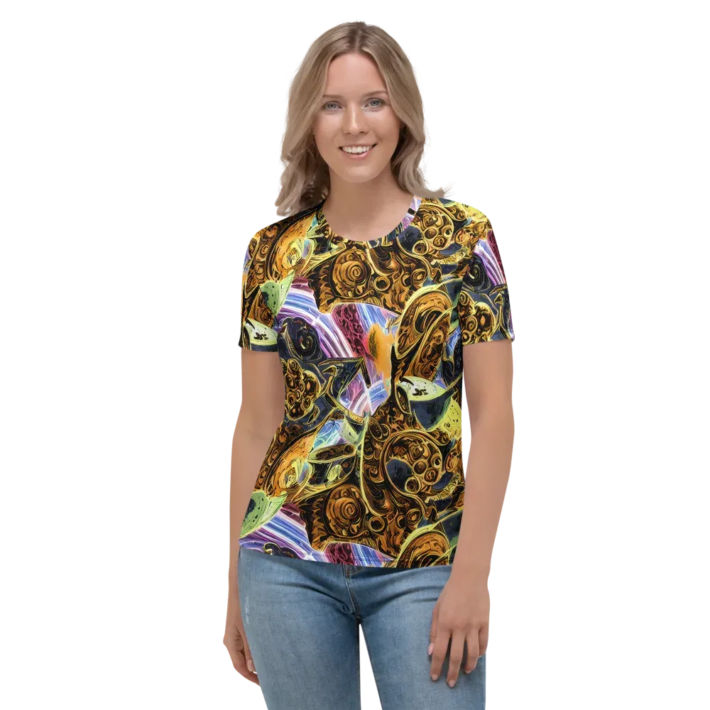 Aurum Rapture on Women's Crew Neck T-Shirt — Front