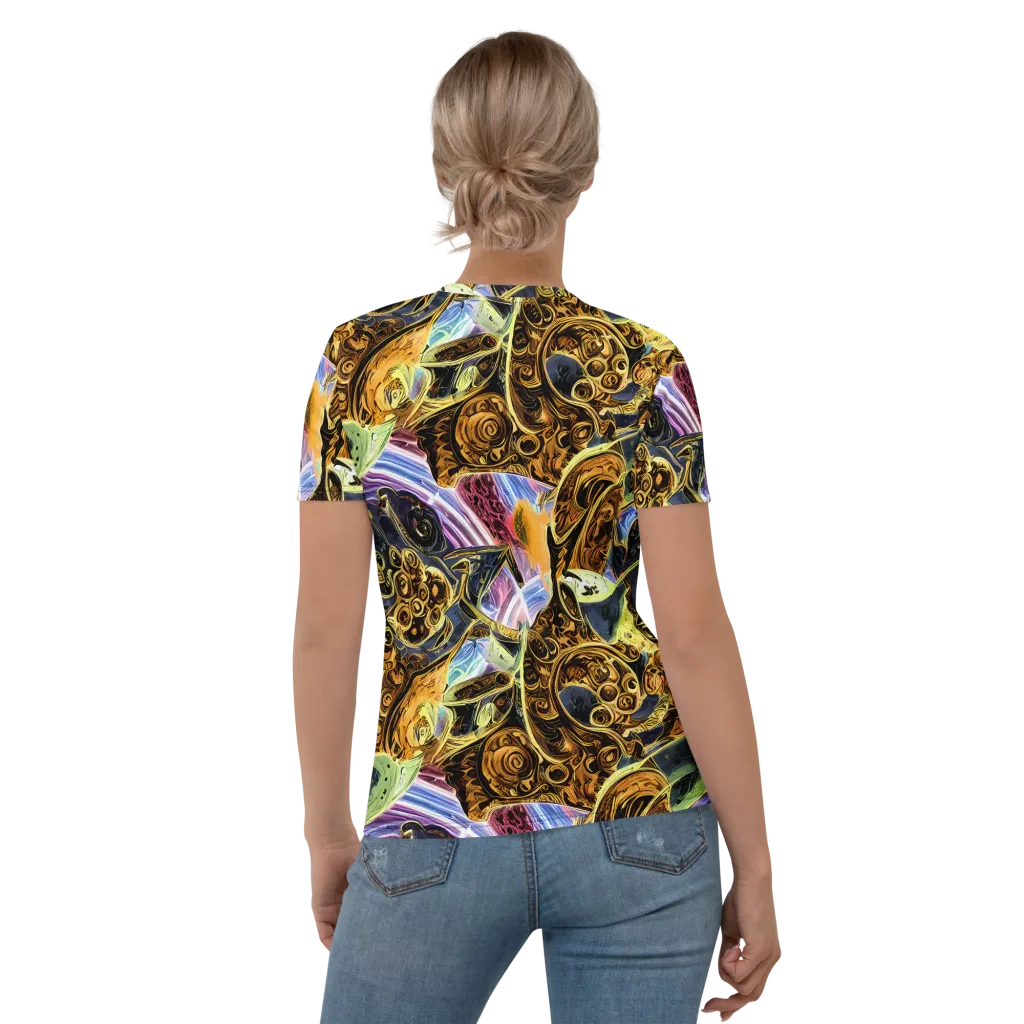 Aurum Rapture on Women's Crew Neck T-Shirt — Back