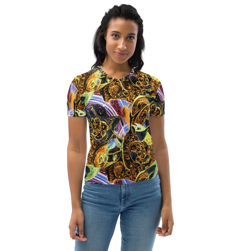 Aurum Rapture on Women's Crew Neck T-Shirt — Front