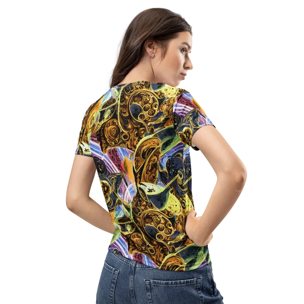 Aurum Rapture on Women's Crew Neck T-Shirt — Back