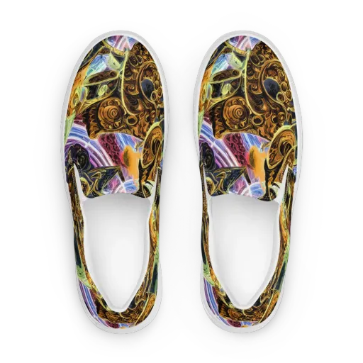 Aurum Rapture on a Women's Slip-On Canvas Shoes