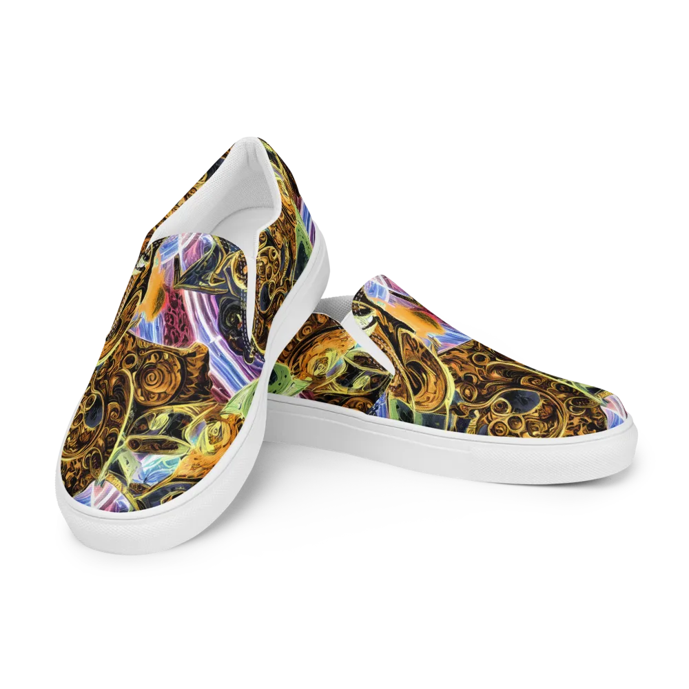 Aurum Rapture on Women's Slip-On Canvas Shoes — Left Front