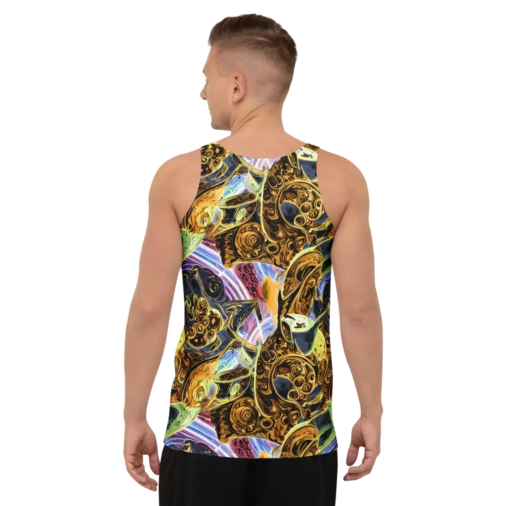 Aurum Rapture on Men's Tank Top — Back