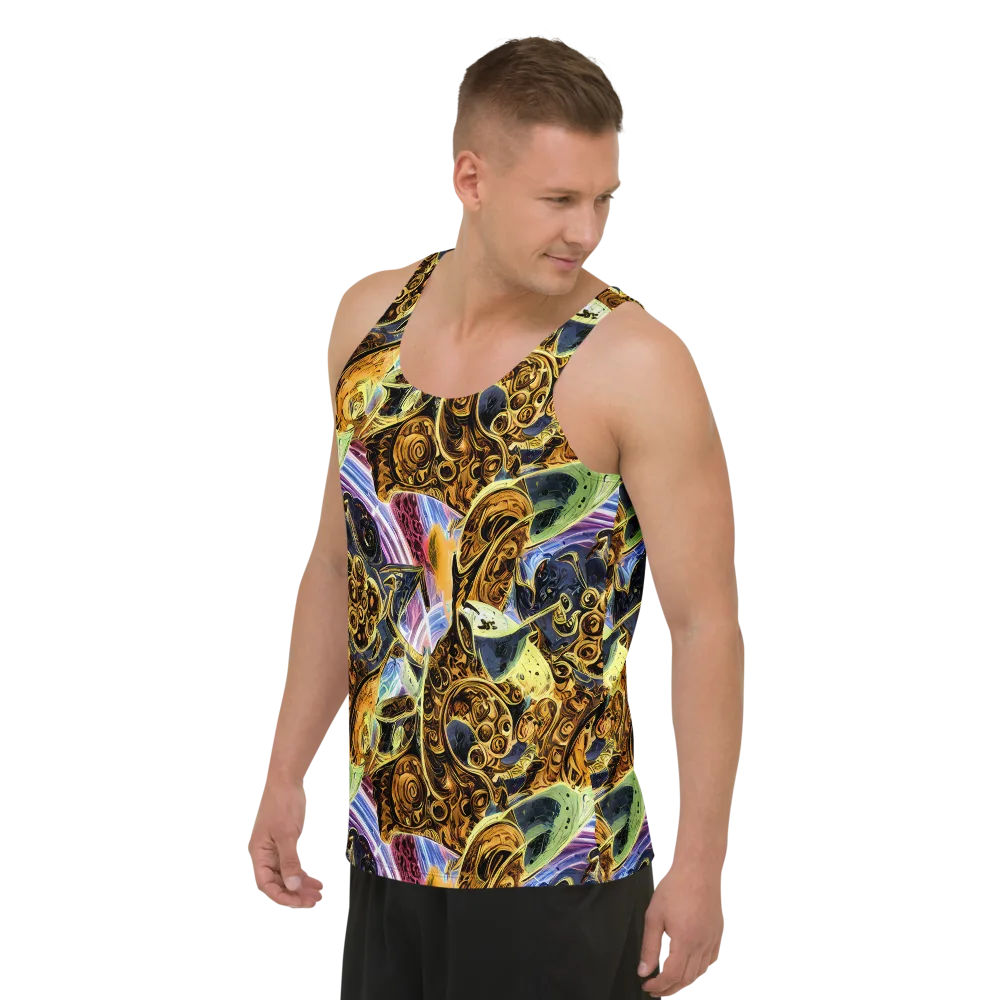 Aurum Rapture on Men's Tank Top — Left Front