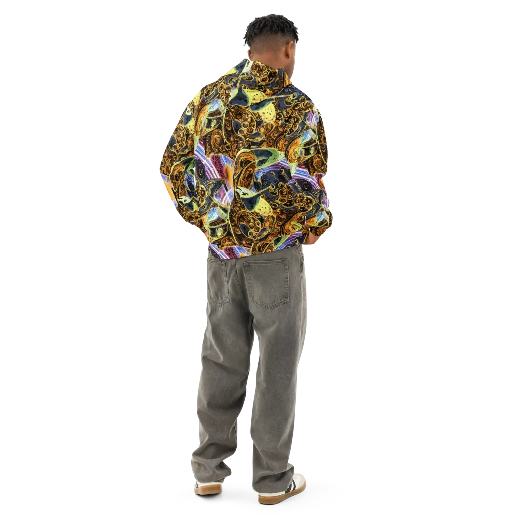 Aurum Rapture on Cotton Hoodie — Back