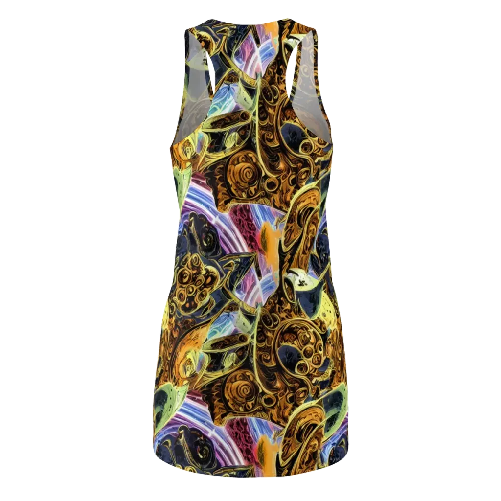 Aurum Rapture on Racerback Dress — Back