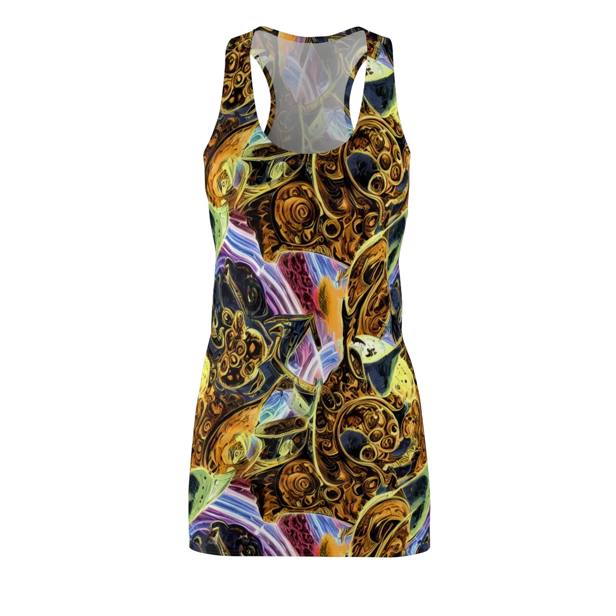Aurum Rapture on Racerback Dress — Front