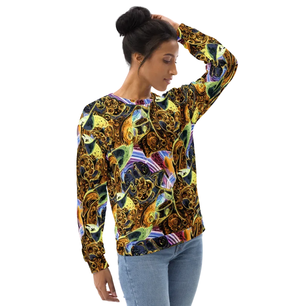 Aurum Rapture on Sweatshirt — Right Front