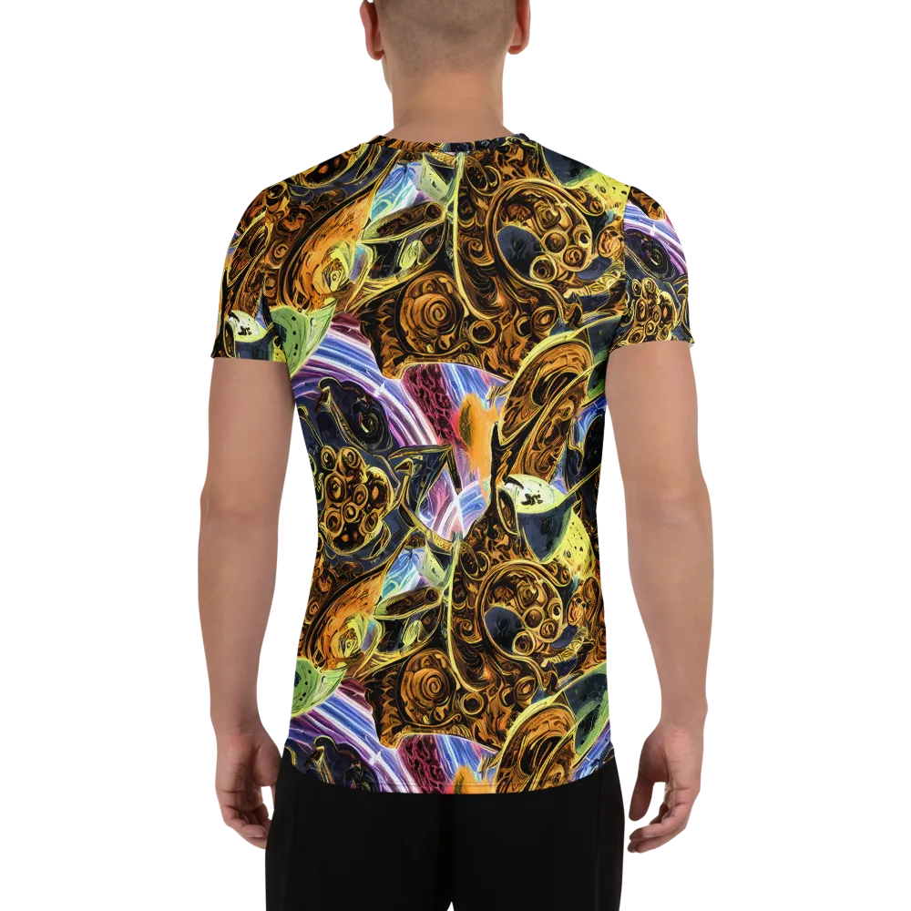 Aurum Rapture on Men's Athletic T-Shirt — Back