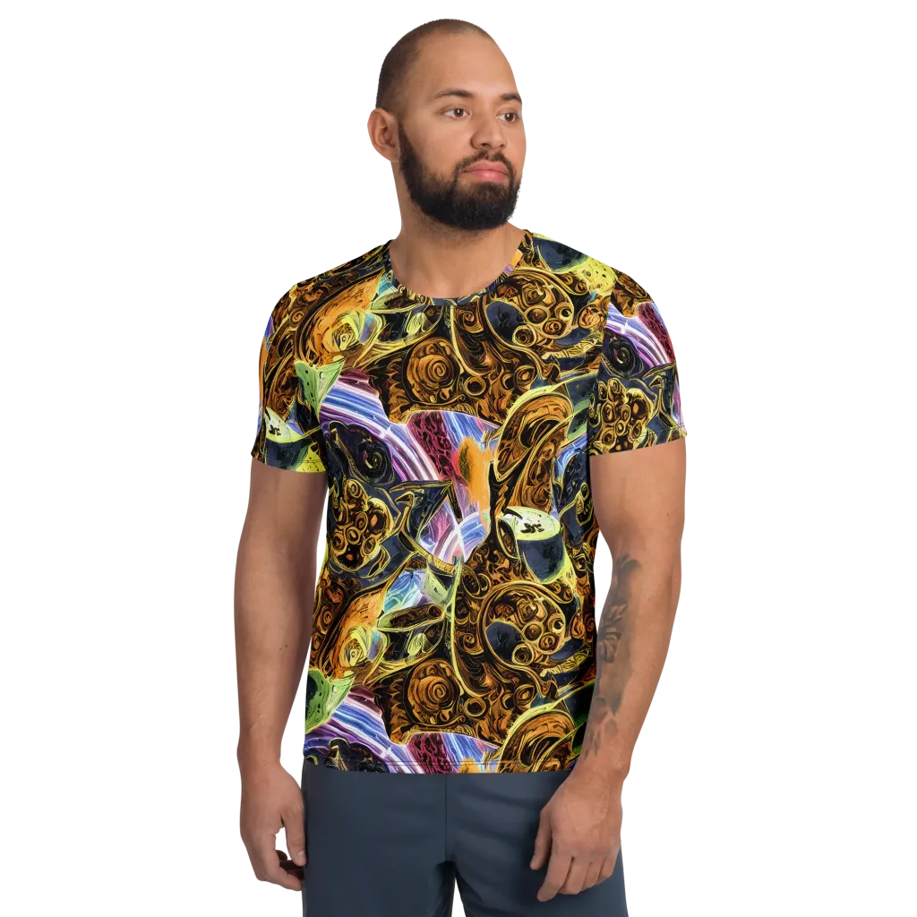 Aurum Rapture on Men's Athletic T-Shirt — Front