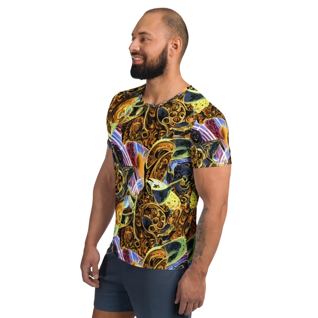Aurum Rapture on Men's Athletic T-Shirt — Left