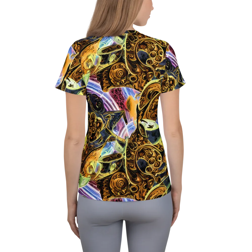 Aurum Rapture on Women's Athletic T-Shirt — Back