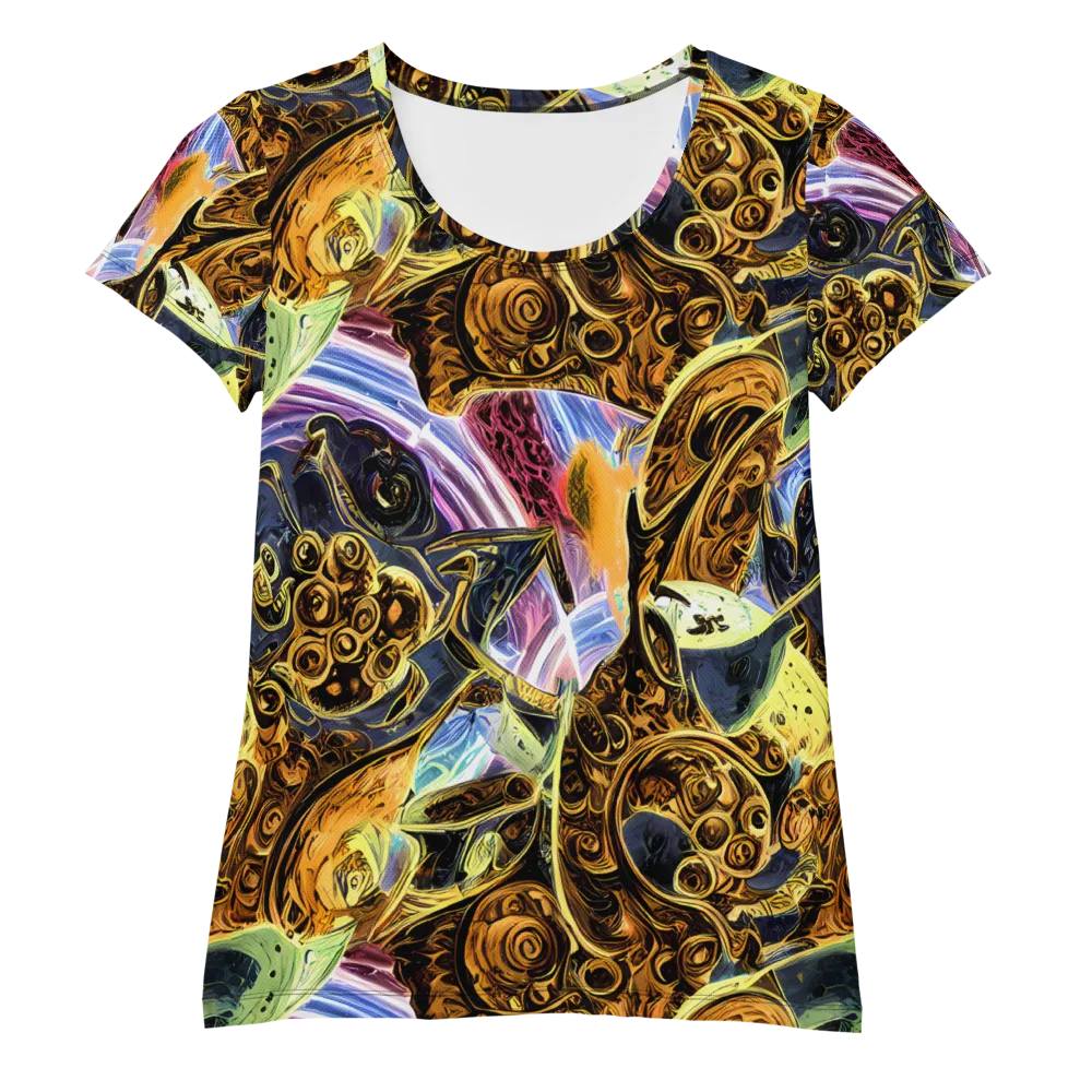 Aurum Rapture on Women's Athletic T-Shirt — Front