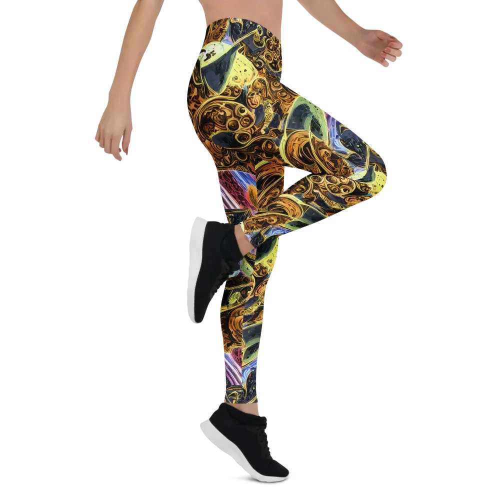 Aurum Rapture on Leggings — Right