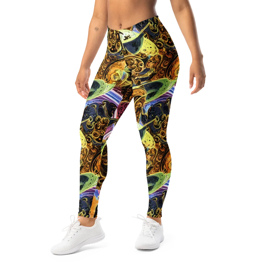 Aurum Rapture on Leggings — Left Front
