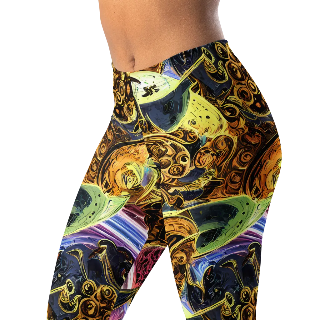 Aurum Rapture on Leggings — Left Front