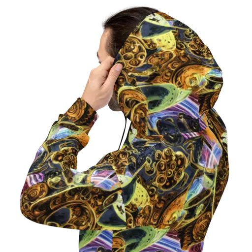 Aurum Rapture on a Hoodie