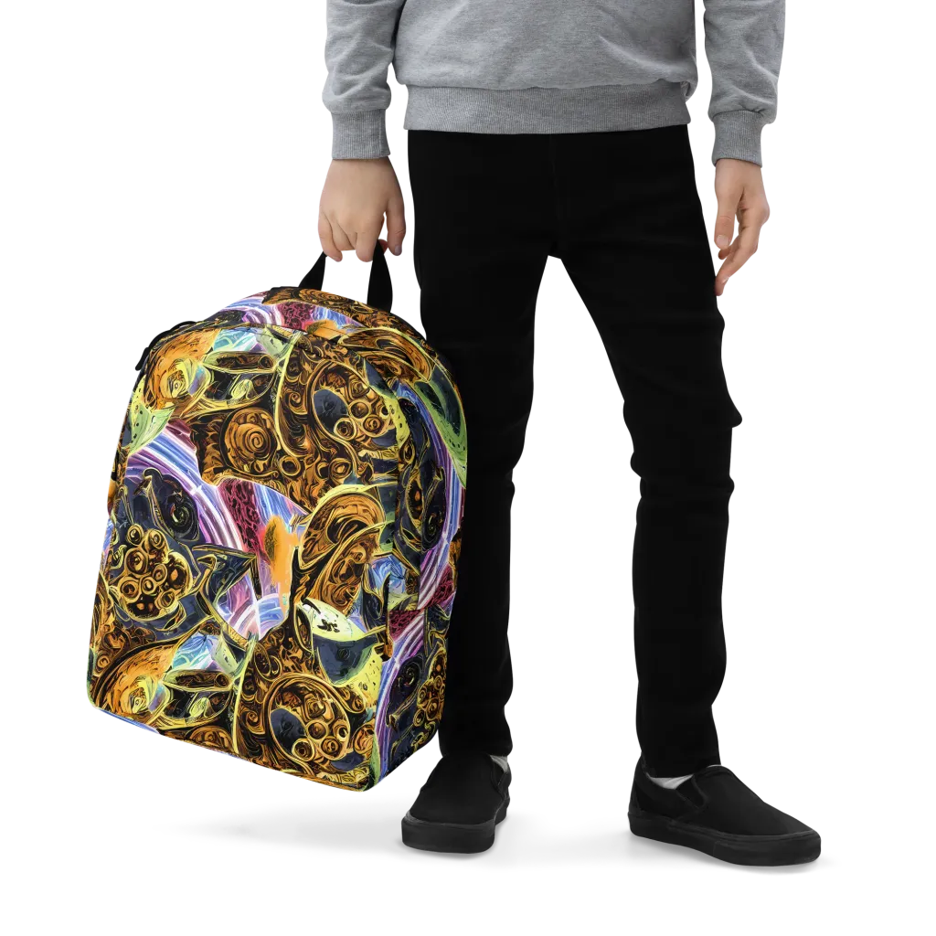 Aurum Rapture on Minimalist Backpack — Zoomed-in